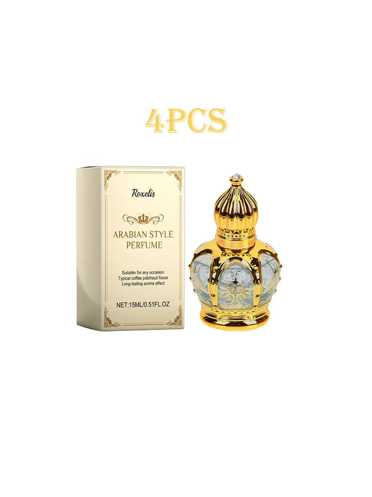 Roxelis 15ml Coffee Aroma Perfume Arabian Style Fresh Elegant Lasting Fragrance Charming