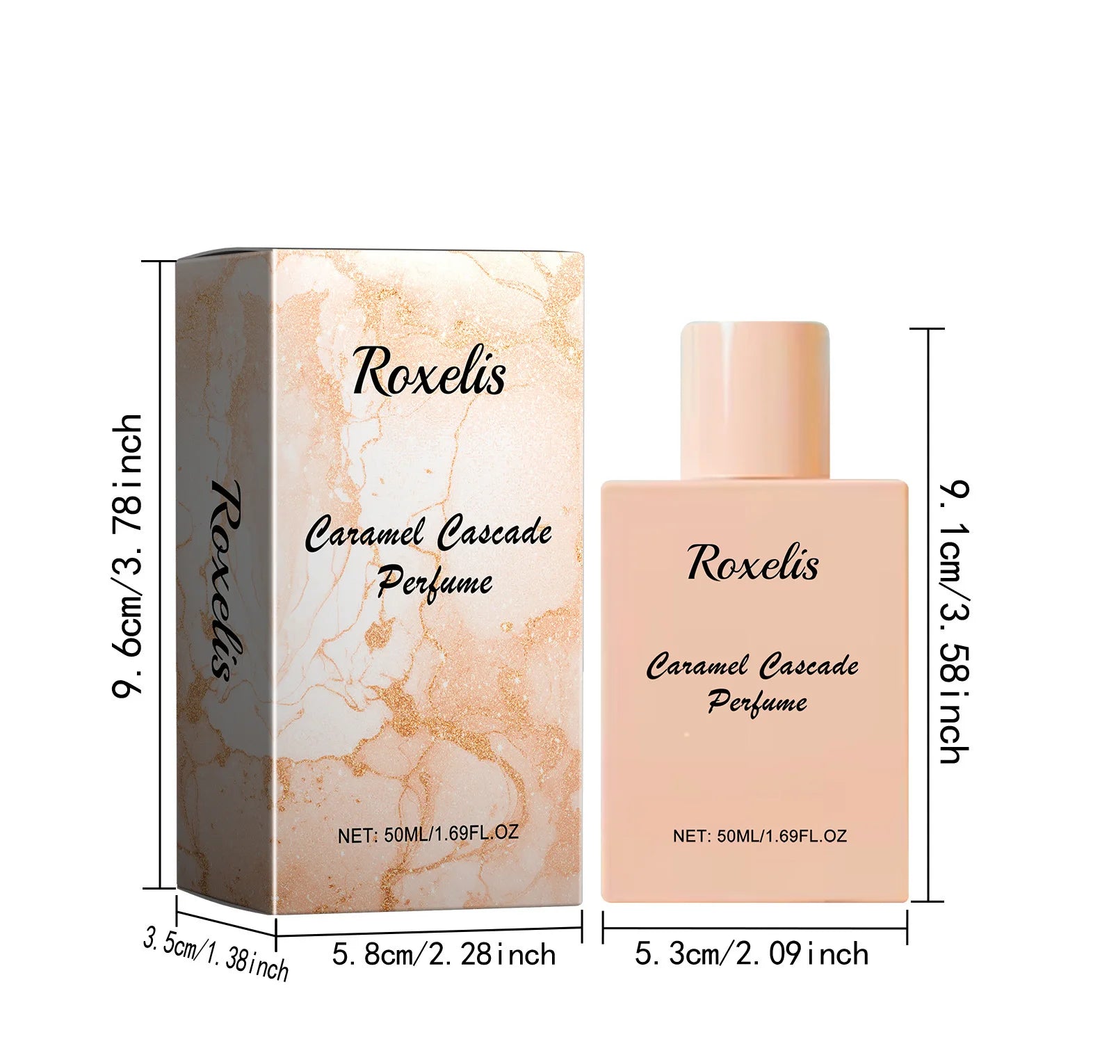 Roxelis 50ml Charm Pheromone Perfume Women Long Lasting Fragrance Elegant Lady Floral Scent
