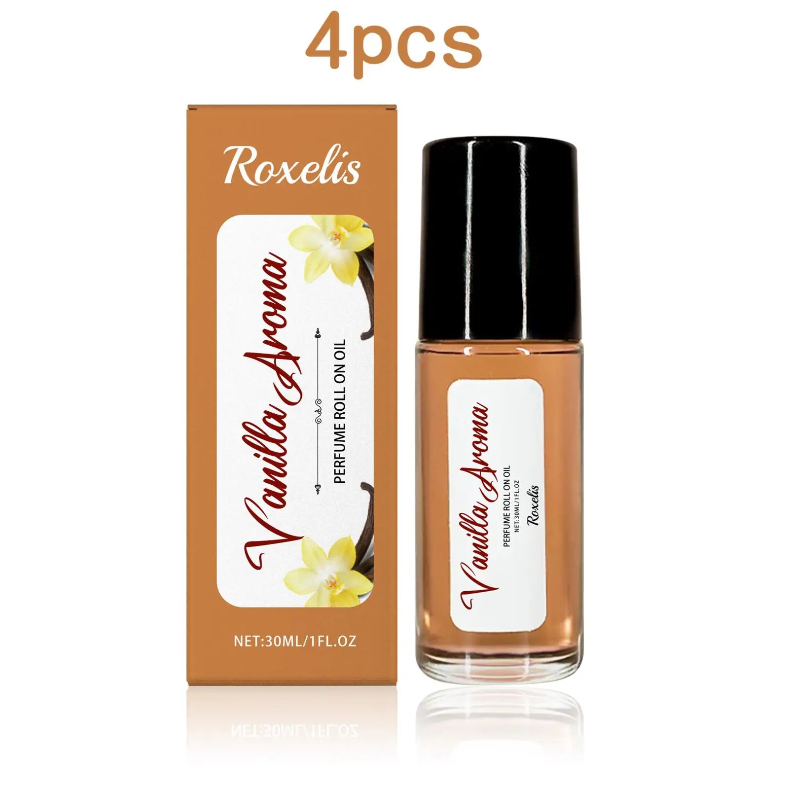 Roxelis 30ml Vanilla Pheromone Perfume Roller Ball Long Lasting Elegant Fragrance Romantic Dating