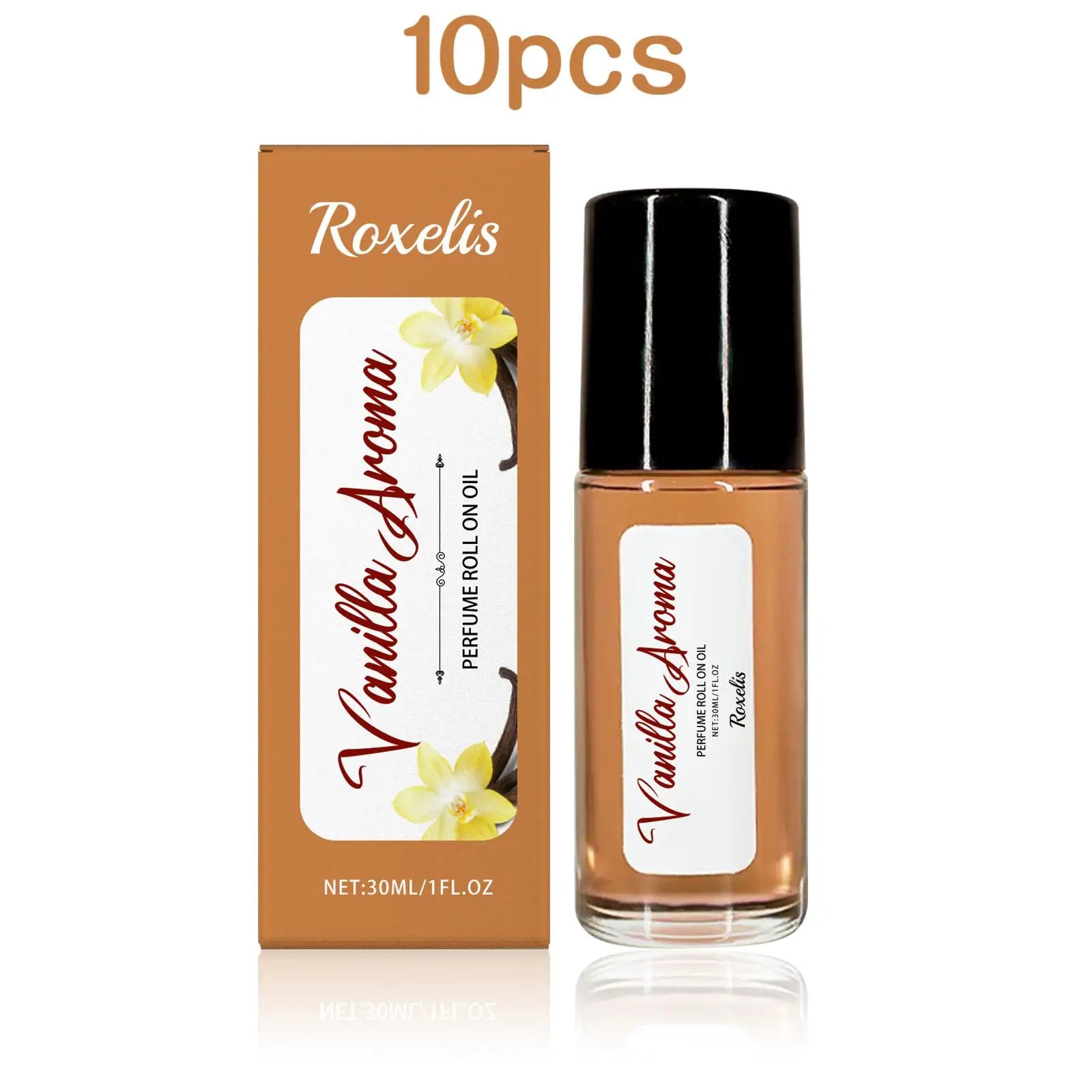 Roxelis 30ml Vanilla Pheromone Perfume Roller Ball Long Lasting Elegant Fragrance Romantic Dating