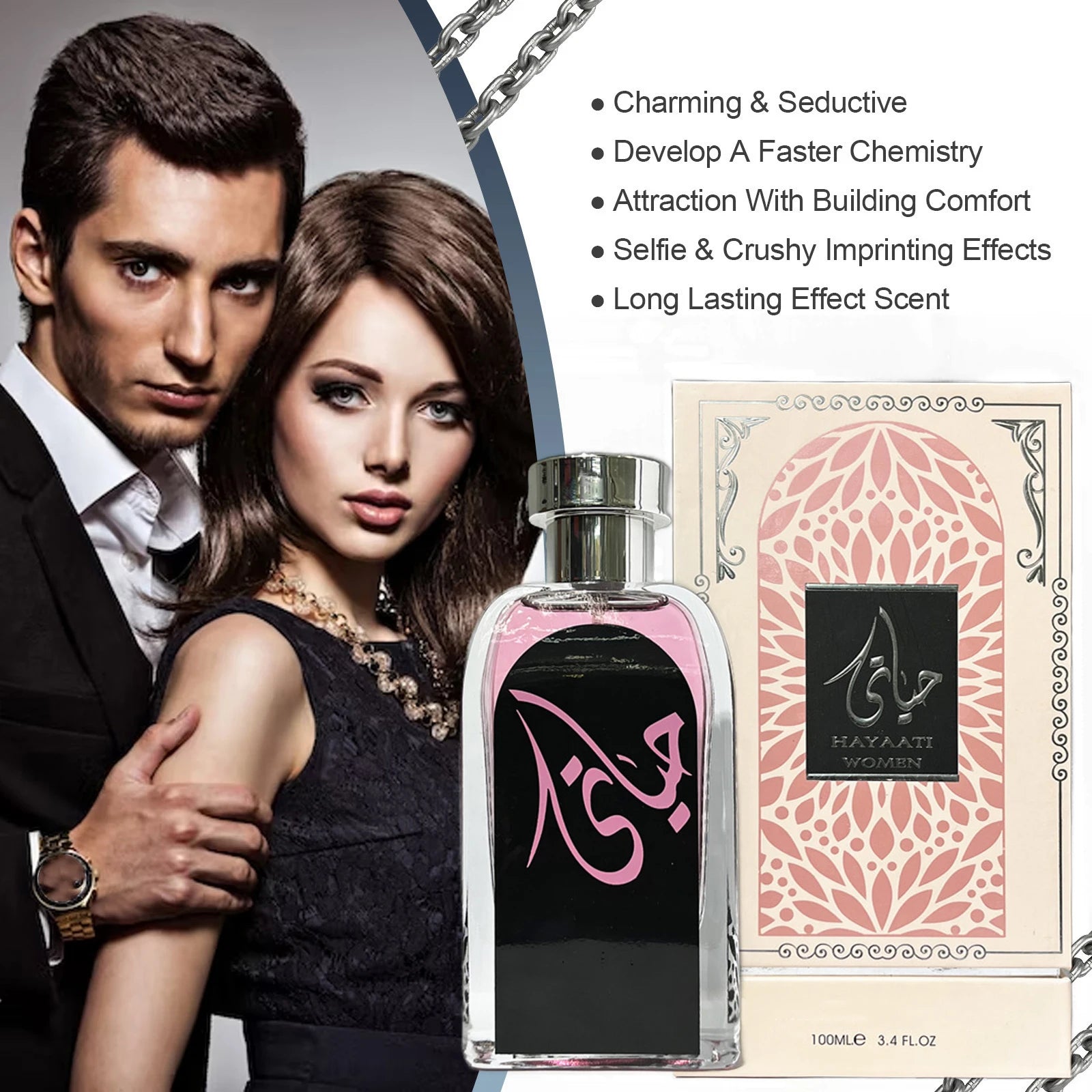 Lasting Fragrance Perfume Women Body Spray Perfume Plant Floral Scent Pheromone Parfum