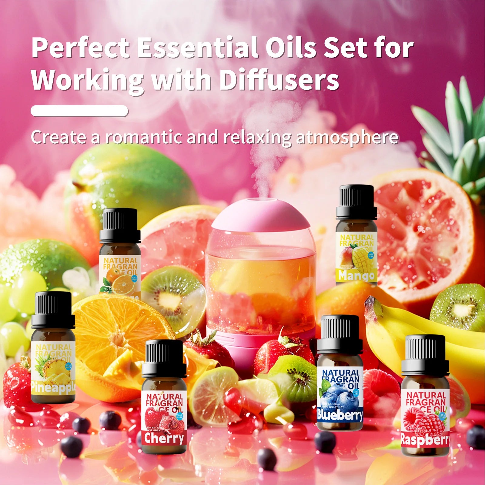 10ml Cucumber melon Essential Oils Cucumber women's Perfume perfume Funny Gifts perfume