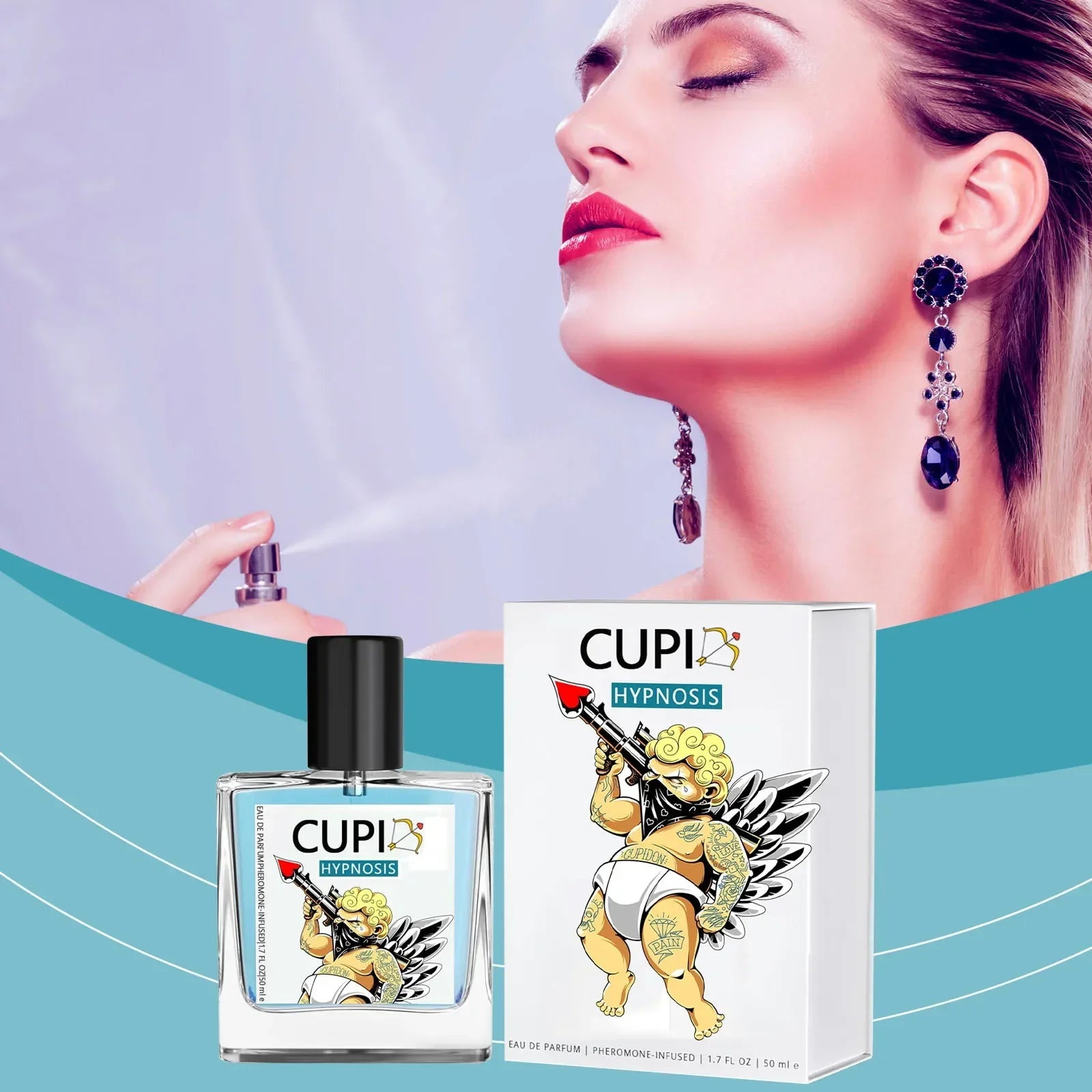 Cupid Hypnosis Perfume Original EDP Long Lasting Hypnosis Pheromone Fragrance Perfume